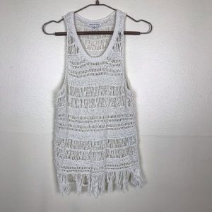 American Eagle Outfitters | Cream Crochet Shirt